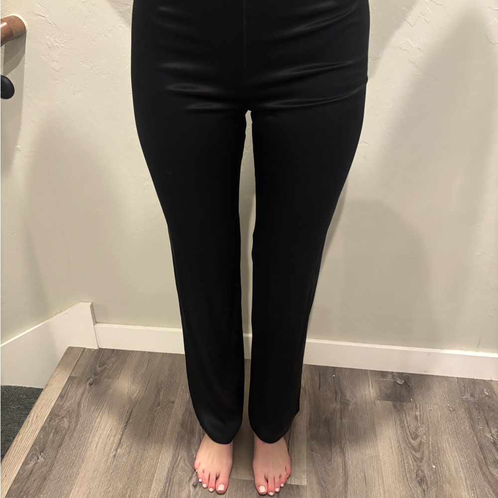 Jack Rogers Women's Elegant Black Straight Leg Pants